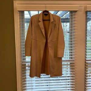 NWOT faux suede light weigh coat